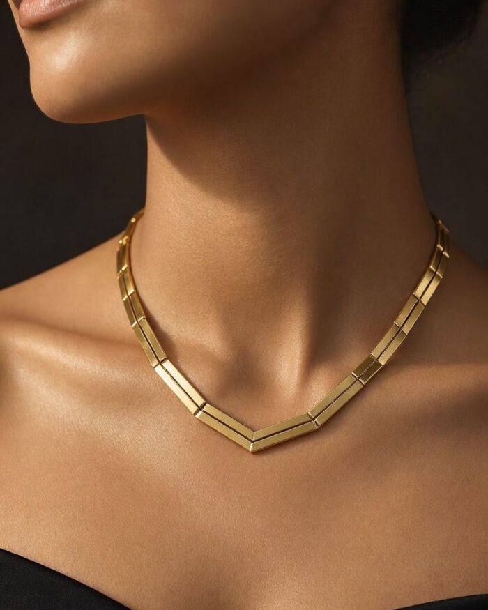Chevron Link Necklace