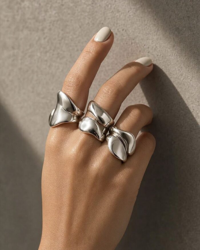 Sculpted Silver Ring